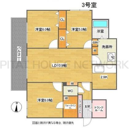  間取り図写真