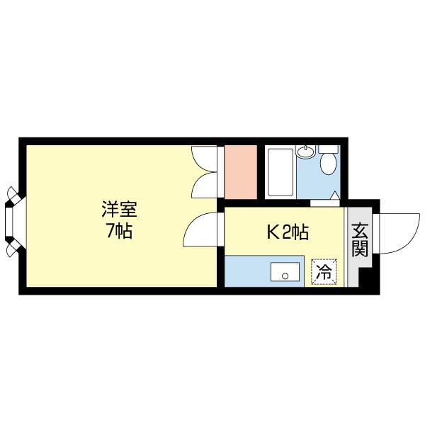 ハイデンスMM北２０条（405） 間取り図画像