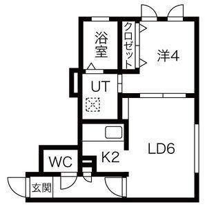 T-Square（2B） 間取り図画像