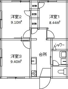  間取り図写真