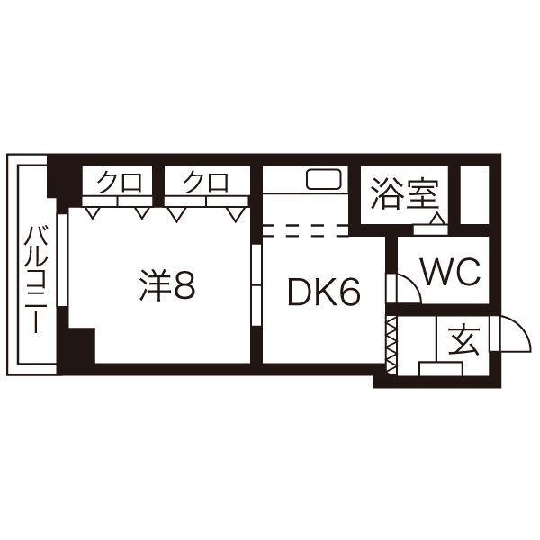 メゾン２５（102） 間取り図画像