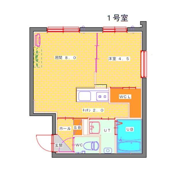  間取り図写真