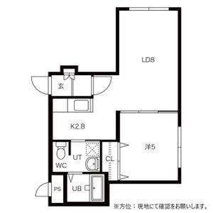 パールハイム桑園（103） 間取り図画像