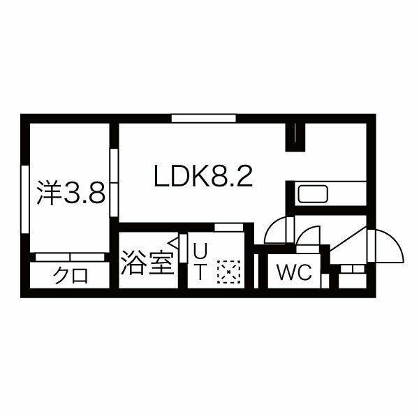 メニーズコート元町西（406） 間取り図画像