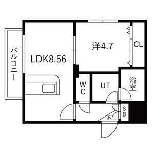 VILLA　MT　平岸（401） 間取り図画像