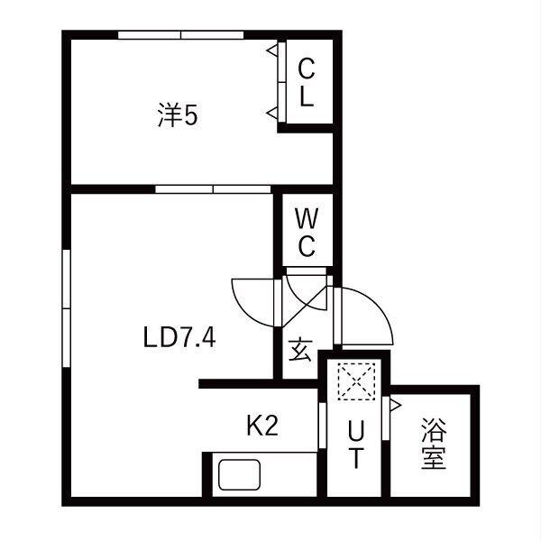 ルクル　21（203） 間取り図画像