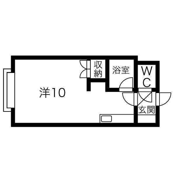デグネス札幌（406） 間取り図画像