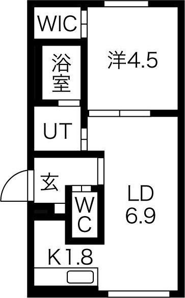 ユヌ・スリーズ（402） 間取り図画像