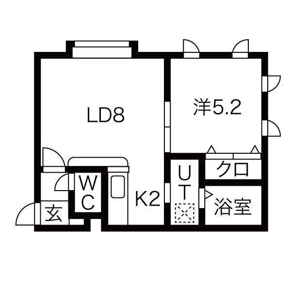 プレシャス１２番館（205） 間取り図画像