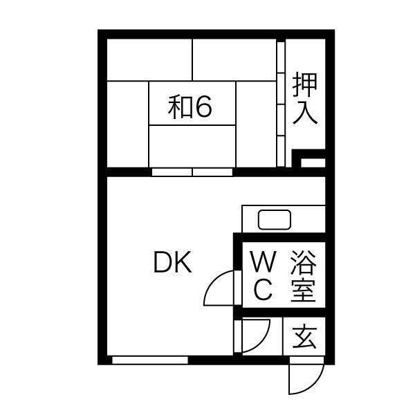 第一ファミール（203） 間取り図画像