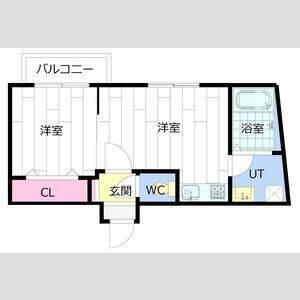 カハラコート4th（102） 間取り図画像
