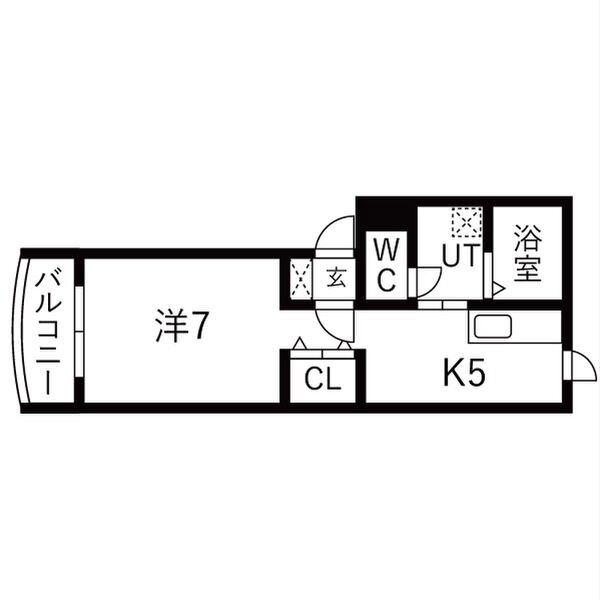 QBIG白石(キュービッグ)（205） 間取り図画像