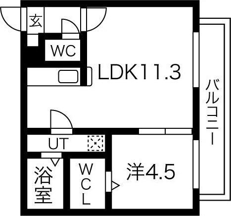 イミュータブル2（305） 間取り図画像