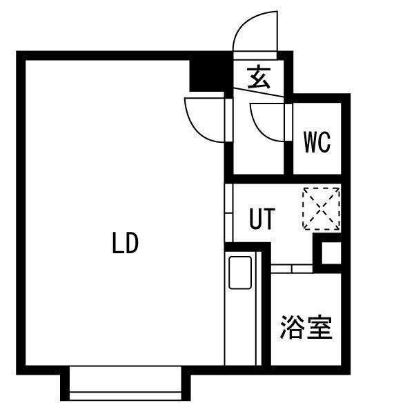 グリュスゴット南郷（202） 間取り図画像