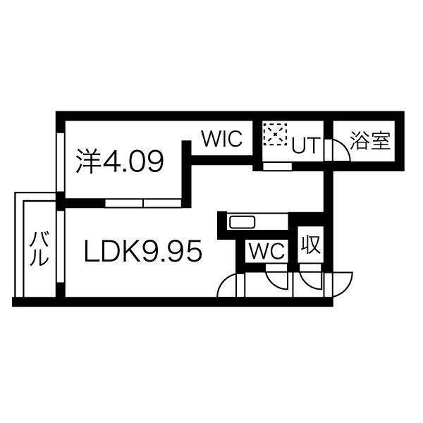 ラ・シュエットシエル（401） 間取り図画像