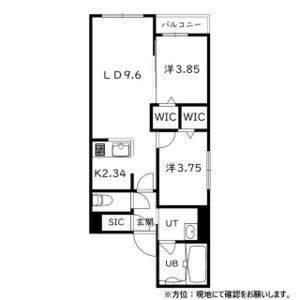 La.Dimora　本郷(ラ　ディモーラ本郷)（401） 間取り図画像