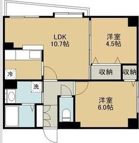 112松井ビル（703） 間取り図画像