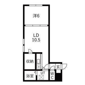 パナシェ宮の森（401） 間取り図画像