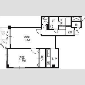 グランメゾン東札幌（502） 間取り図画像