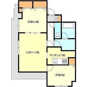 ガーネットハイツ菊水（701） 間取り図画像