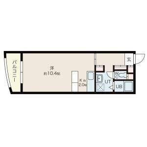 グレイシャス美園（305） 間取り図画像