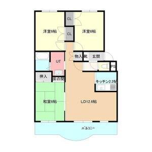 ガーデンコアひまわり（303） 間取り図画像