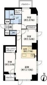 F022円山（603） 間取り図画像