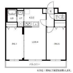 Ritz　GRANDE東札幌(リッツグランデ東札幌)（307） 間取り図画像