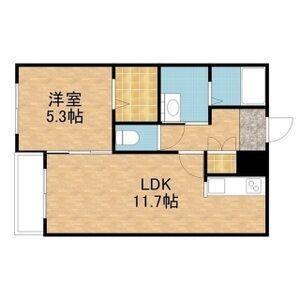 CARRERA東札幌(カレラ)（403） 間取り図画像