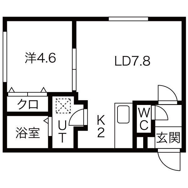 アンシャンテ手稲前田（302） 間取り図画像
