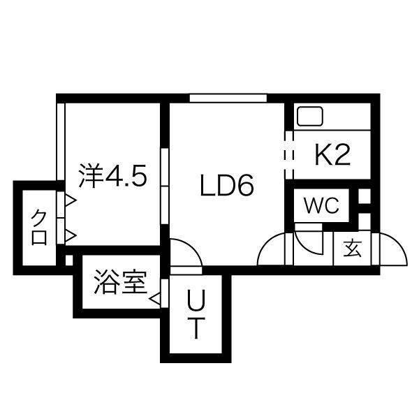 カフリシエ発寒南（106） 間取り図画像