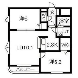 イルマーレ（301） 間取り図画像