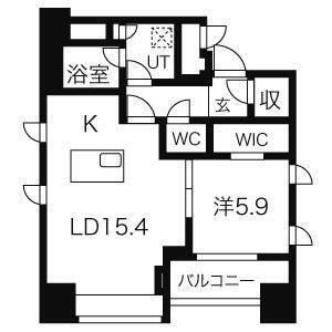 プライムメゾン大通公園（306） 間取り図画像