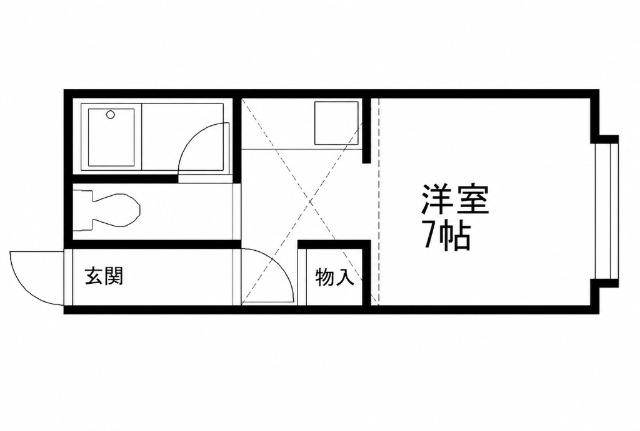 ピュアハイツ（203） 間取り図画像