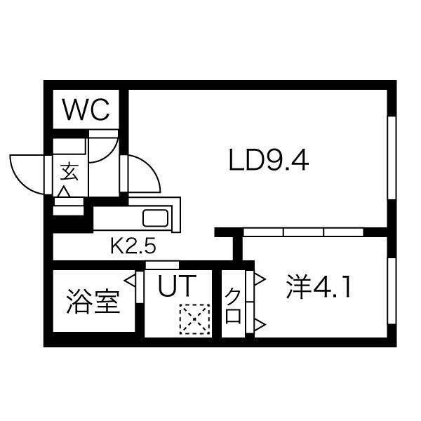 Grace札幌東（208） 間取り図画像