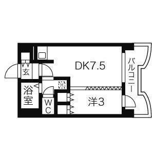札幌ビオス館（1220） 間取り図画像