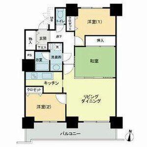 ライオンズマンション札幌スカイタワー（1105） 間取り図画像