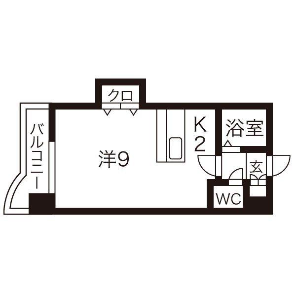 ローヤルハイツ月寒東5（308） 間取り図画像