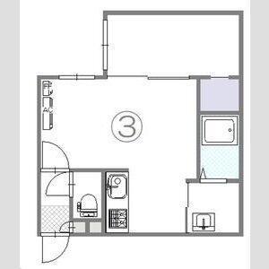REN　FAULT　N22(レンフォルト)（403） 間取り図画像