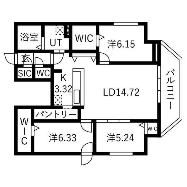カレラ水車町（207） 間取り図画像