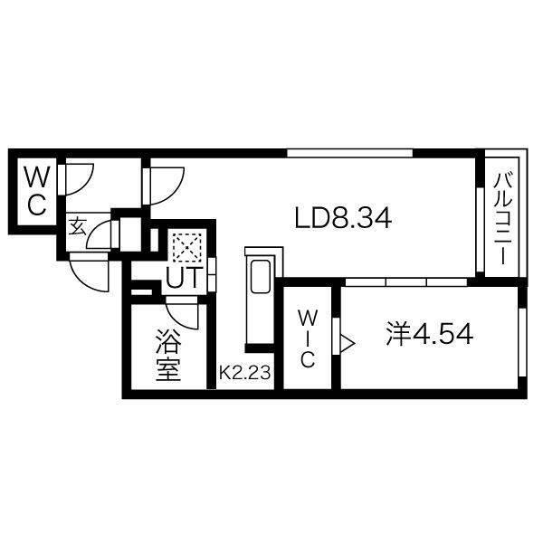 癒禅（405） 間取り図画像
