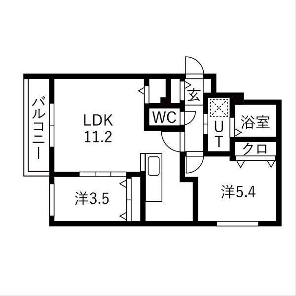 AND-hondori(アンドホンドオリ)（205） 間取り図画像