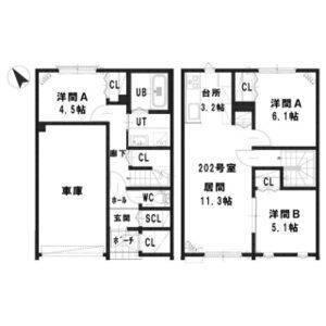 Casa　duetto豊平（202） 間取り図画像