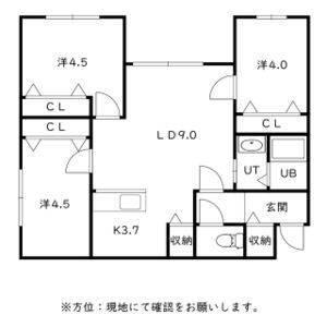 e　clat(エクラ)（401） 間取り図画像