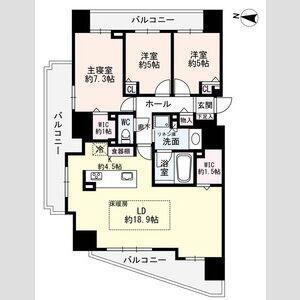 プレミスト植物園北2条（1301） 間取り図画像