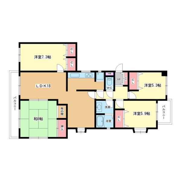 間取図(平面図)