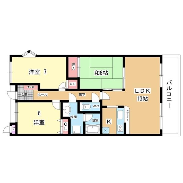 間取図(平面図)