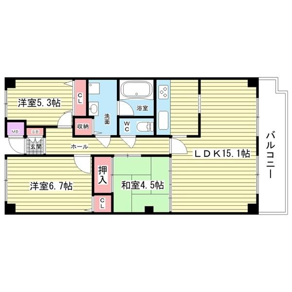 間取図(平面図)