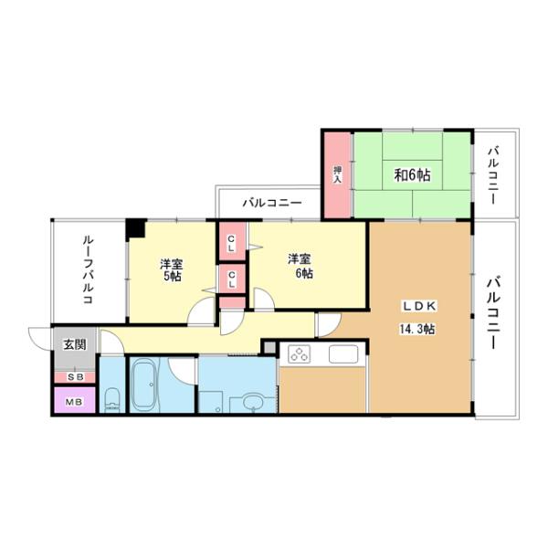 間取図(平面図)