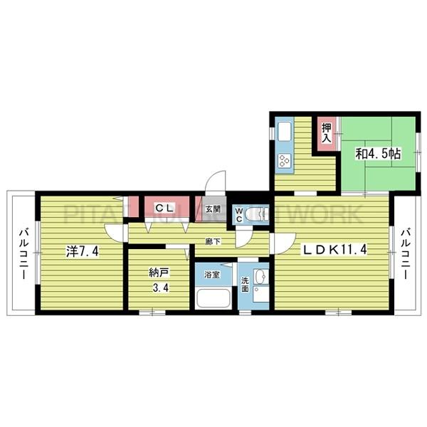 間取図(平面図)